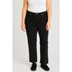 Vintage Zana Di Jeans Womans Size 16 Black Bootcut Y2K Goth Gorpcore Festival